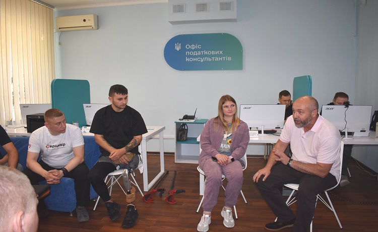 Дієві інструменти супроводу ветеранського бізнесу обговорили під час зустрічі в Офісі податкових консультантів