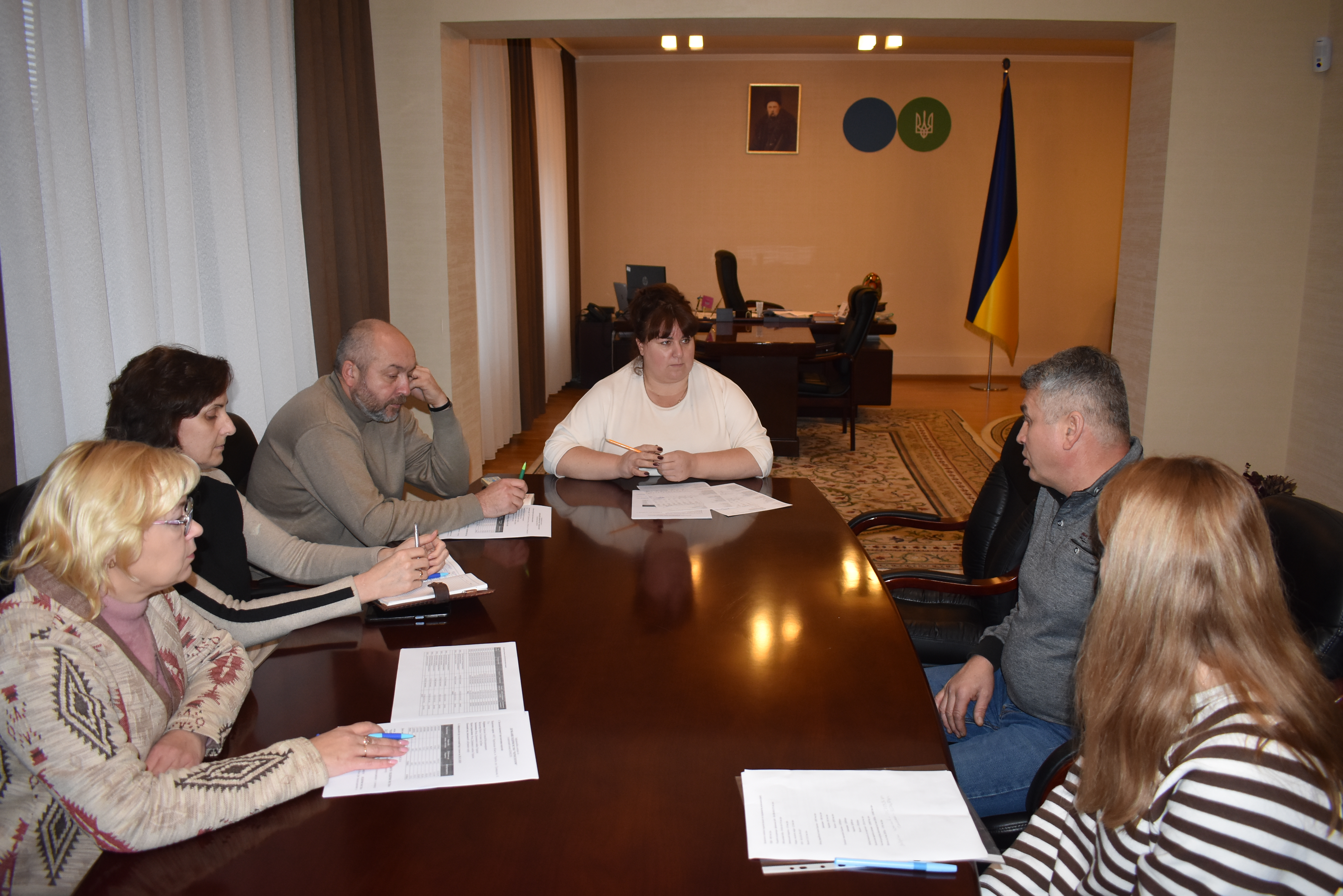 В. о. начальника Головного управління ДПС у Чернігівській області Тетяна Рубан провела зустріч з представниками бізнес-спільноти Чернігівщини . Фото № 1/0