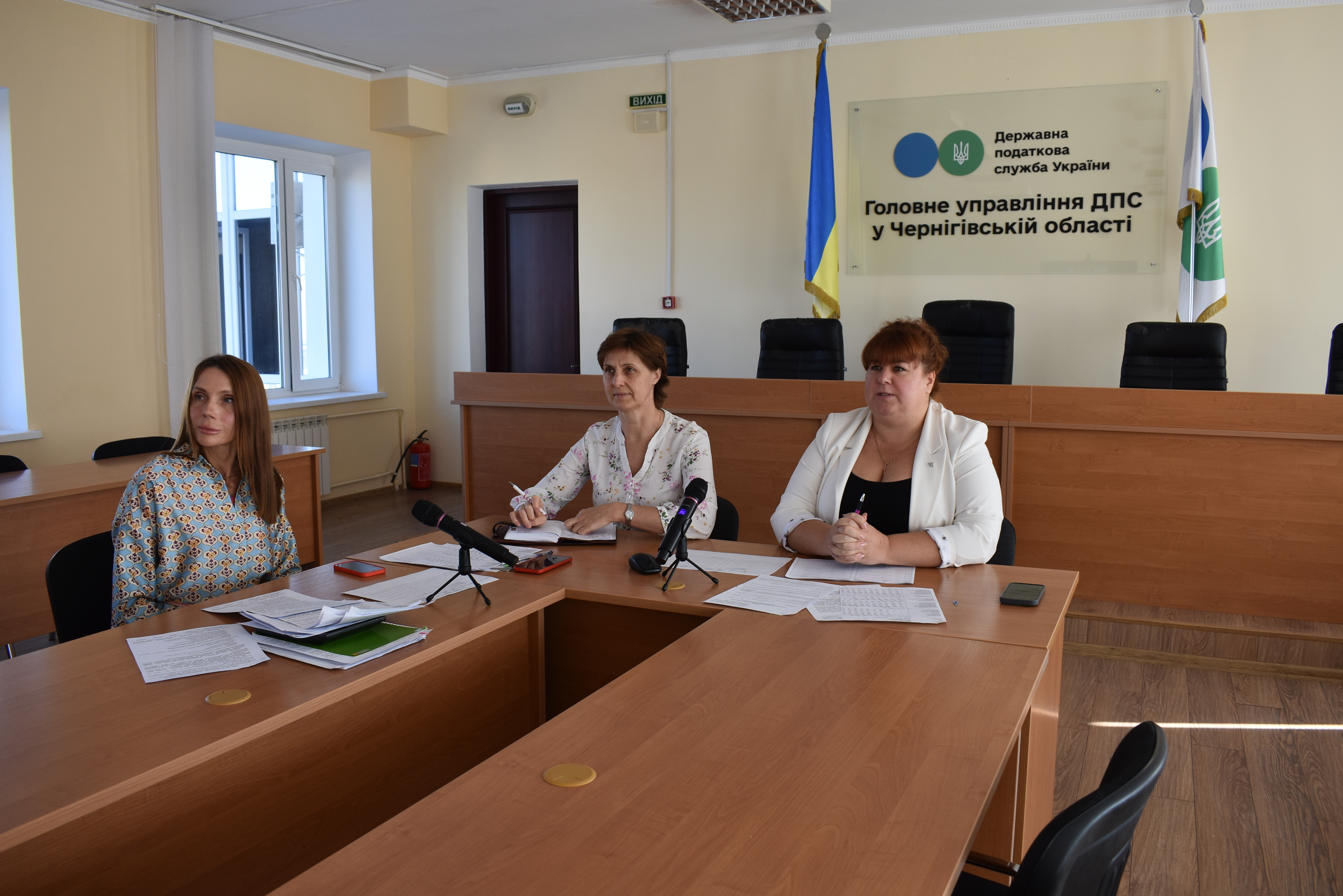 В. о. начальника Головного управління ДПС у Чернігівській області Тетяна Рубан провела зустріч з представниками бізнес-спільноти Чернігівщини . Фото № 1/0